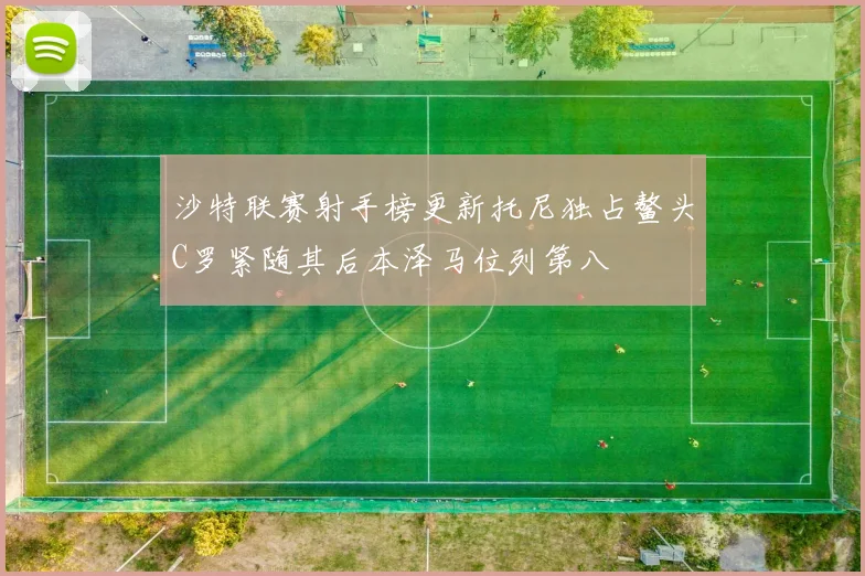 沙特联赛射手榜更新托尼独占鳌头C罗紧随其后本泽马位列第八